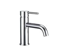 GGYTMQL Bathroom Faucets Chrome Color Basin Mixer Tap Bathroom Faucet Hot and Cold Chrome Finish Brass Toilet Sink Water Cran