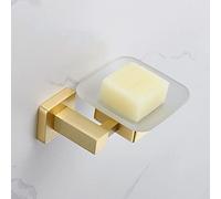 GGYTMQL Bathroom Shelves Brass Towel Rack, All Copper BathTowel Bar Rail, Bathroom Toilet Brush Pendant Set Storage Rack (Color : Bath Towel Rack)