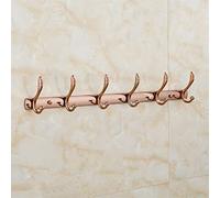GGYTMQL Bathroom Shelves Brown Bronze Rose Gold Bathroom Hardware Set, Towel Bar, Towel Holder, Glass Storage Rack, Wall Mounted Bath Accessories Kit (Color : Double glass)