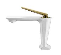 GGYTMQL Black Basin Faucets Bath Basin Mixer Faucet Bathroom Vessel Washbasin Water Mixer Taps Hot and Cold Water Mixer Tap Rose Gold(Rose Gold)
