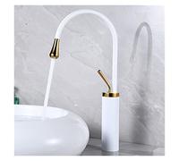 GGYTMQL Black Basin Faucets Bath Basin Mixer Faucet Bathroom Vessel Washbasin Water Mixer Taps Hot and Cold Water Mixer Tap Rose Gold(Rose Gold)