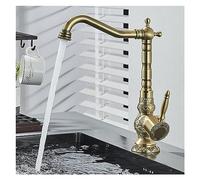 GGYTMQL Black Basin Faucets Bath Basin Mixer Faucet Bathroom Vessel Washbasin Water Mixer Taps Hot and Cold Water Mixer Tap Rose Gold(Rose Gold)