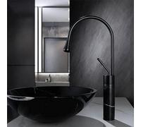 GGYTMQL Black Basin Faucets Bath Basin Mixer Faucet Bathroom Vessel Washbasin Water Mixer Taps Hot and Cold Water Mixer Tap Rose Gold(Rose Gold)