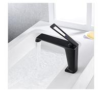 GGYTMQL Black Basin Faucets Bath Basin Mixer Faucet Bathroom Vessel Washbasin Water Mixer Taps Hot and Cold Water Mixer Tap Rose Gold(Rose Gold)