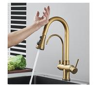 GGYTMQL Black Basin Faucets Bath Basin Mixer Faucet Bathroom Vessel Washbasin Water Mixer Taps Hot and Cold Water Mixer Tap Rose Gold(Rose Gold)