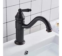 GGYTMQL Black Bronze Bath Basin Brass Faucet Basin Sink Faucet Bathroom Crane Cold and Hot Water Mixer Taps Bathroom Faucets,Kitchen faucets