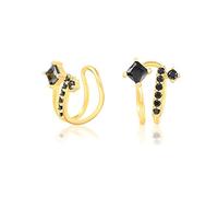 GGYTMQL Black Clip Earrings For Women Exquisite Charming Ear Cuff Earring Jewelry Pendientes
