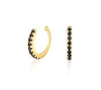 GGYTMQL Black Clip Earrings For Women Exquisite Charming Ear Cuff Earring Jewelry Pendientes
