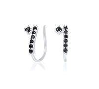 GGYTMQL Black Clip Earrings For Women Exquisite Charming Ear Cuff Earring Jewelry Pendientes