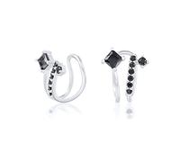 GGYTMQL Black Clip Earrings For Women Exquisite Charming Ear Cuff Earring Jewelry Pendientes