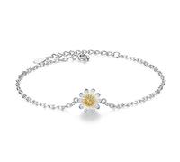 GGYTMQL bracelet daisy flower chain linked for women charm bangle gift