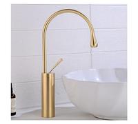 GGYTMQL Brass Three-Function Single Handle hot and Cold Water Crane countertop Mounted Kitchen Faucet Pull-Out Mixer tap(Black-01)