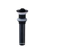 GGYTMQL Brass Three-Function Single Handle hot and Cold Water Crane countertop Mounted Kitchen Faucet Pull-Out Mixer tap(Black-01)