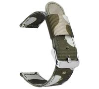 GGYTMQL Camouflage Nylon Watch Strap 18mm 20mm 22mm 24mm Universal Quick Release Sports Smart Watch Strap