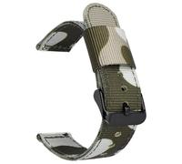 GGYTMQL Camouflage Nylon Watch Strap 18mm 20mm 22mm 24mm Universal Quick Release Sports Smart Watch Strap