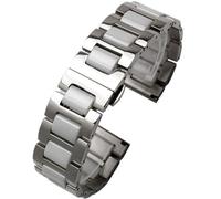 GGYTMQL Ceramic Watch Band Universal 14mm16mm18mm20mm22mm Quick ReleasDeployment Clasp Bracelet
