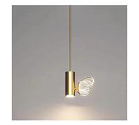 GGYTMQL Chandeliers led Chandelier Simple Creative Bedroom Bedside Nordic Luxury Gold Restaurant bar Simple Personality Living Room Background Wall Sofa Corridor led Lights Pendant Lights (Size :