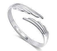 GGYTMQL Charm Bracelet 925 Bangle for Women Bracelet for Angel Wings Chinese National