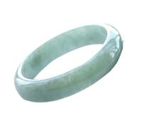 GGYTMQL Charm Bracelet Natural Green Jade Bangle Bracelet Charm Fine Jewelry Accessories Hand-Carved Lucky Amulet Gifts for Women (Color : Green, Size : 61-62mm)