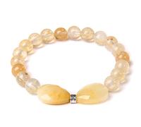 GGYTMQL Charm Jewelry Faceted Natural Amethysts Bracelets Women Stretch Jewelry 8 Mm Purple Mineral Stone Beads Bangle Yoga,Watermelon Stone,17cm