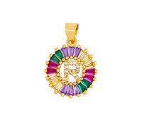 GGYTMQL Classic Color Initial Multicolor Necklace Personal 26 Letters Name Jewelry For Women Girls Accessories Gift