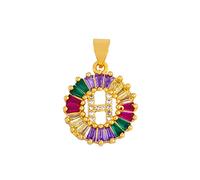 GGYTMQL Classic Color Initial Multicolor Necklace Personal 26 Letters Name Jewelry For Women Girls Accessories Gift