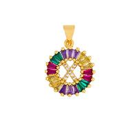 GGYTMQL Classic Color Initial Multicolor Necklace Personal 26 Letters Name Jewelry For Women Girls Accessories Gift