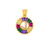 GGYTMQL Classic Color Initial Multicolor Necklace Personal 26 Letters Name Jewelry For Women Girls Accessories Gift