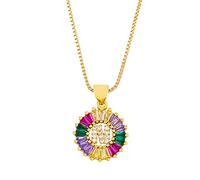 GGYTMQL Classic Color Initial Multicolor Necklace Personal 26 Letters Name Jewelry For Women Girls Accessories Gift
