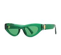 GGYTMQL Classic Retro Cateye Sunglasses Women Fashion Trend Luxury Men Sun Glasses Vintage Popular Leopard Green Shades