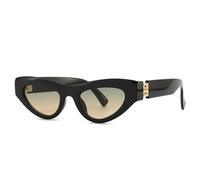 GGYTMQL Classic Retro Cateye Sunglasses Women Fashion Trend Luxury Men Sun Glasses Vintage Popular Leopard Green Shades