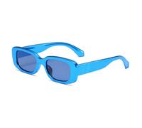 GGYTMQL Color Retro Small Rectangle Sunglasses Technology Sense Shades UV400