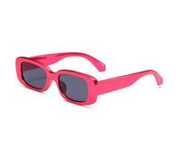 GGYTMQL Color Retro Small Rectangle Sunglasses Technology Sense Shades UV400