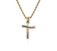 GGYTMQL Colorful New Letters A-Z Rhinestone Numbers Necklace Charm Beads Crystal Digital Pendant Women Men Party Jewelry Gifts