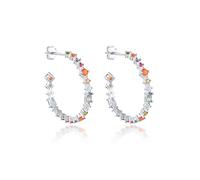 GGYTMQL Colorful Zircon Earrings Stud Earring For Women Piercing Earings Jewelry Pendientes