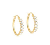 GGYTMQL Colorful Zircon Hoop Earrings For Women Piercing Earring Jewelry