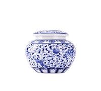 GGYTMQL Cremation Urns Keepsake Timeless Burial Urns at Home Affordable Handcrafted Funeral Urns for Human Ashes Good Sealing/Large