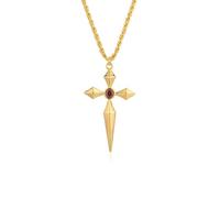 GGYTMQL Cross Necklaces for Women Plated Dainty Cross Pendant Faith Necklace Inlayed Cubic Zirconia Cross Pendant Necklaces Trendy Jewelry for Women Girls