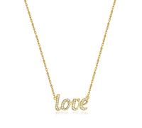 GGYTMQL Dainty Statement Necklace for Women, Pendant with Cursive Letters, Teens, Everyday Jewelry, 16 inch with 2 inch Extender Chain