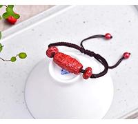 GGYTMQL Decor Stone Natural Quartz Crystal Cinnabar Handmade Bracelet Gift natural stone