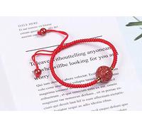 GGYTMQL Decor Stone Natural Quartz Crystal Cinnabar Handmade Bracelet Gift natural stone
