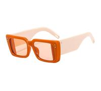 GGYTMQL Double Color Women Sunglasses Retro Rivets Decoration Wide Legs Men Shades UV400 Sun Glasses