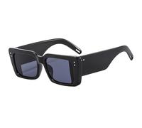 GGYTMQL Double Color Women Sunglasses Retro Rivets Decoration Wide Legs Men Shades UV400 Sun Glasses