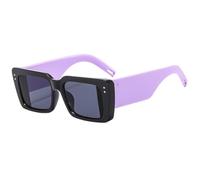 GGYTMQL Double Color Women Sunglasses Retro Rivets Decoration Wide Legs Men Shades UV400 Sun Glasses