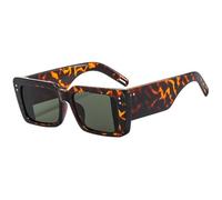 GGYTMQL Double Color Women Sunglasses Retro Rivets Decoration Wide Legs Men Shades UV400 Sun Glasses