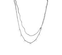 GGYTMQL double layer 5mm wafer beads choker necklace for women wedding jewelry Made in China