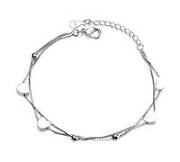 GGYTMQL double love heart round beads bracelet female multi-layer party