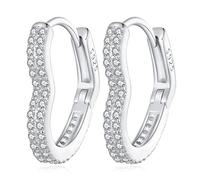 GGYTMQL Earrings, Earrings for Women, Zircon Heart-shaped Earrings Earrings