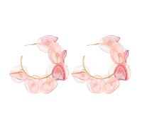 GGYTMQL earrings for women, blue petals, jewelry for summer vacation, beautiful jewelry.
