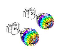 GGYTMQL Earrings for Women, Cute Earring Sets Christmas Birthday Gift Earrings Women's Day Gifts Valentine's Anniversary Crystals For Women 6mm Earrings Crystal Drop Earrings